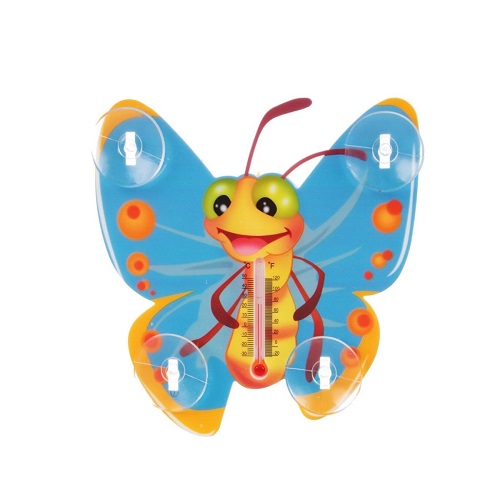 1. Термометр окон. Бабочка 15х13 см