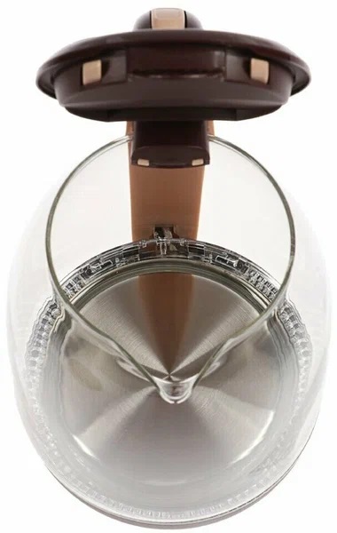 2. Чайник Centek CT-0034  стекло, 1.8л, 2200Вт, внутренняя LED подсветка, кнопка