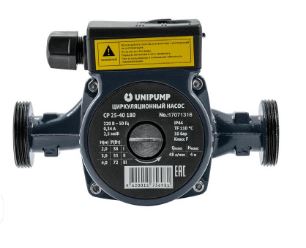 Насос циркуляционный Unipump СР 25/60 гайки 1" (6м, 3,2м3/ч, 93Вт,180мм)
