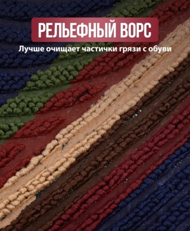 2. Коврик придверный  COMFORT 40-60см надпись