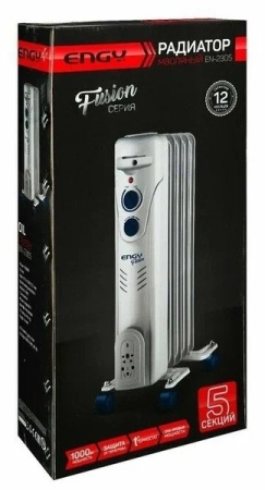 5. Радиатор масляный ENGY EN-2305 Fusion 5 секц 1кВт