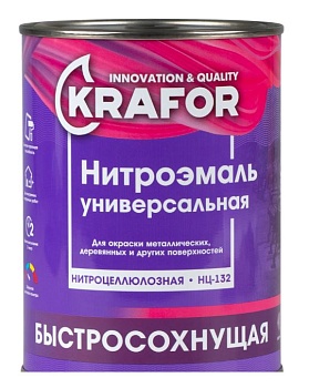 Краска эмаль нитро НЦ-132 0,7кг желтая