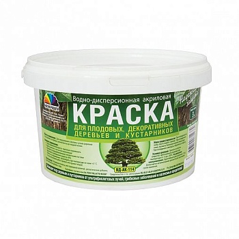 Краска для садовых деревьев акриловая 3кг 