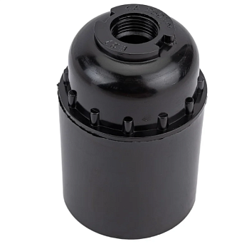 Патрон карболитовый подвесной E27 M12 черный TOKOV ELECTRIC 