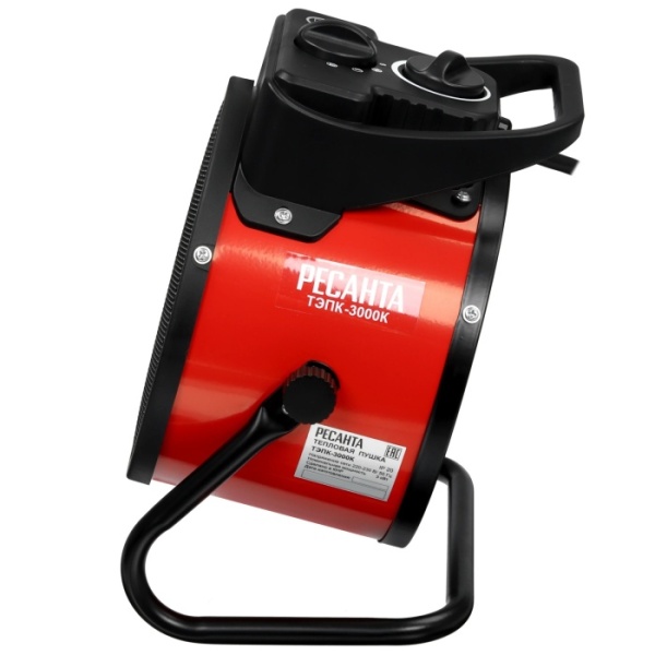 2. Пушка тепловая РЕСАНТА ТЭПК-3000К (керам. элем. кругл.)