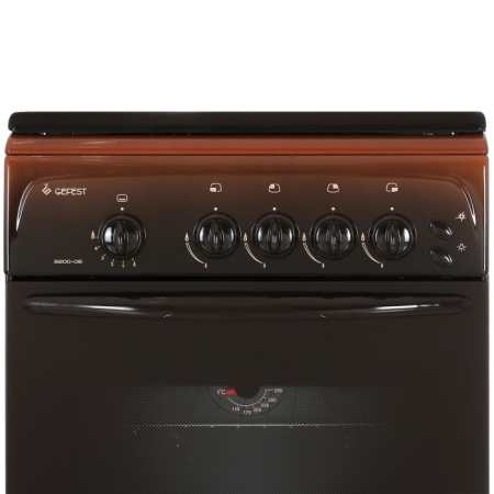 3. Газовая плита GEFEST 3200-06К19 корич,4к,50х57,44л,розжиг,свет