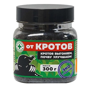 Гранулы от кротов 300 гр. Деготь древесный