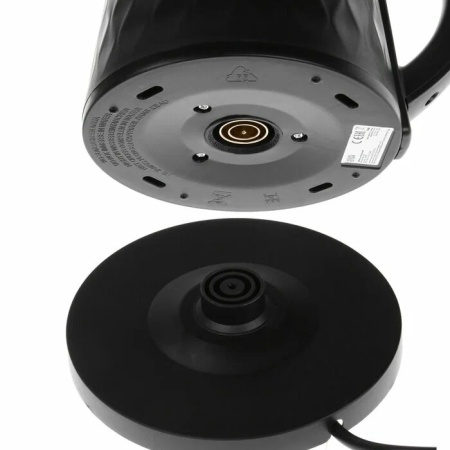 4. Чайник HOMESTAR HS-1021 1,7 л, 1,5кВт, черный, двойной корпус