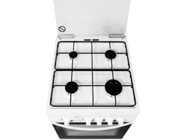 4. Газ.плита GRETA GG 5772 MG33(W)(07AA) бел.4к,ст.крыш,