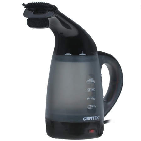 1. Отпариватель ручной Centek  CT-2381+ чайник 1000Вт, 400мл, 15г-мин, регулятор мощности