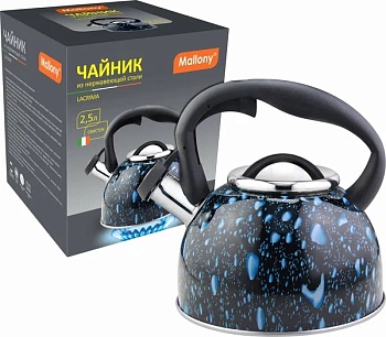 Чайник MALLONY Lacrima 2,5л, свисток, матовый