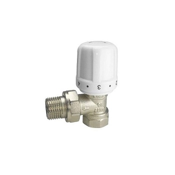 Вентиль радиаторный угловой ручной регулировки 1/2"MVI TR.210/04