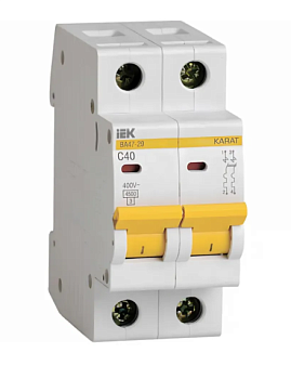 Выключатель автоматический модульный 2п C 40А 4.5кА ВА47-29 KARAT IEK 