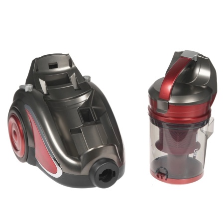 3. Пылесос BQ-VC2208MC Серый-Красный