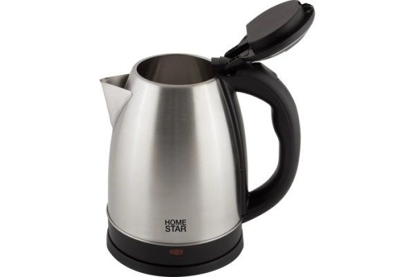 3. Чайник HOMESTAR HS-1010A 1,8л, 1,5кВт, нерж.