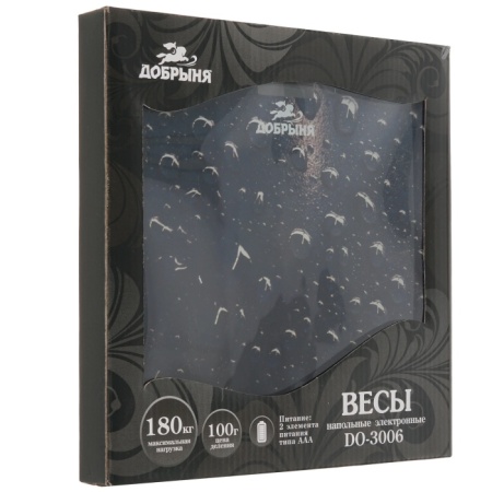 3. Весы напольные Добрыня DO-3006D
