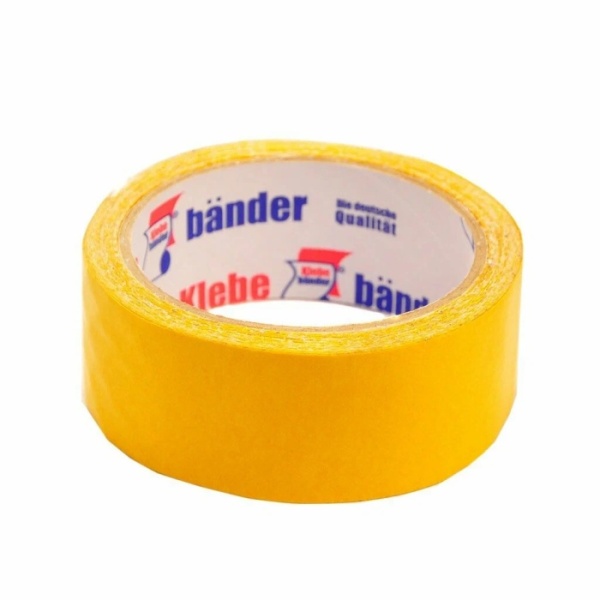 Лента клеящая 2-х сторон.38ммх5м ткань KLEBE