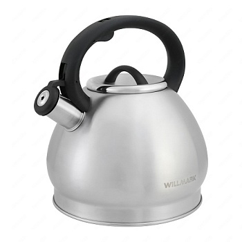 Чайник WILLMARK WTK-4221SS матовый 3,5л,нерж.,свисток 2001485