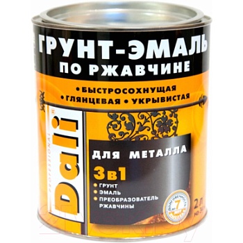 Грунт- эмаль по ржавчине 2л оранжевый (2004) РОГНЕДА