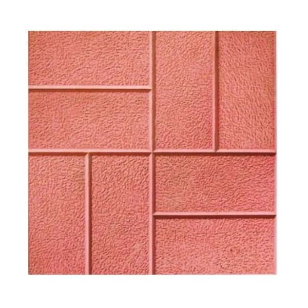 Плитка тротуарная Восемь кирпичей 400х400х50 красная