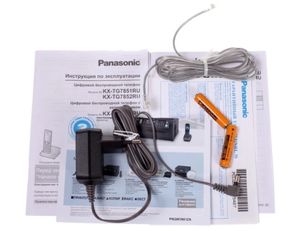 4. Телефон Panasonic KX-TG 7861RU автоответчик