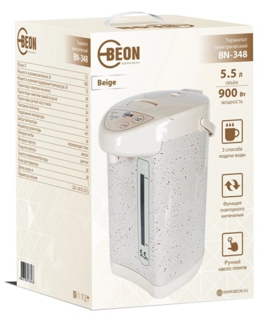 5. Термопот BEON BN -348 5,5л.900Вт,3спос.подачи воды