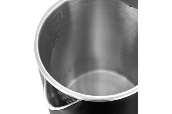 3. Чайник CT-0009 BLACKметалл 1.7л, 2000W, бесшовная колба, двойные стенки