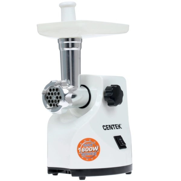 1. Мясорубка Centek CT-1611 JUICER 1600Вт, СОКОВЫЖИМАЛКА, реверс, 2 стальных диска, стальной нож и узлы
