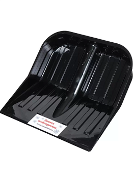 Лопата снеговая ПОЛИКАРБОНАТ 430*420мм б/чер Альтернатива