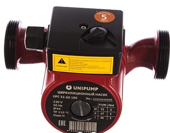 Насос циркуляционный Unipump UРC 32/60 гайки 1 1/4" (6м, 3,8м3/ч, 100В)