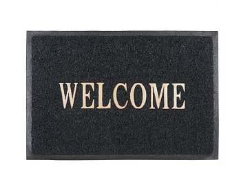Коврик Коврик пористый 50*80см Welcome черный