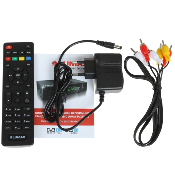4. Цифр.ТВ приставка LUMAX DV2120HD, DVB-T2, Wi-Fi