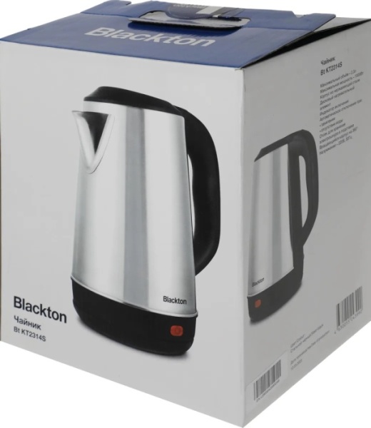 5. Чайник Blackton Bt KT2314S Сталь-Черный 2,3 л.