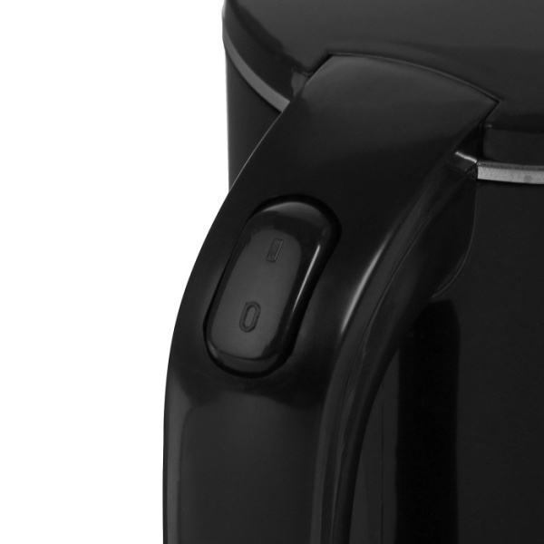 4. Чайник Centek CT-0006 Black 0.6л, 1100Вт, бесшовная колба, двойные стенки, защита от перегрева.