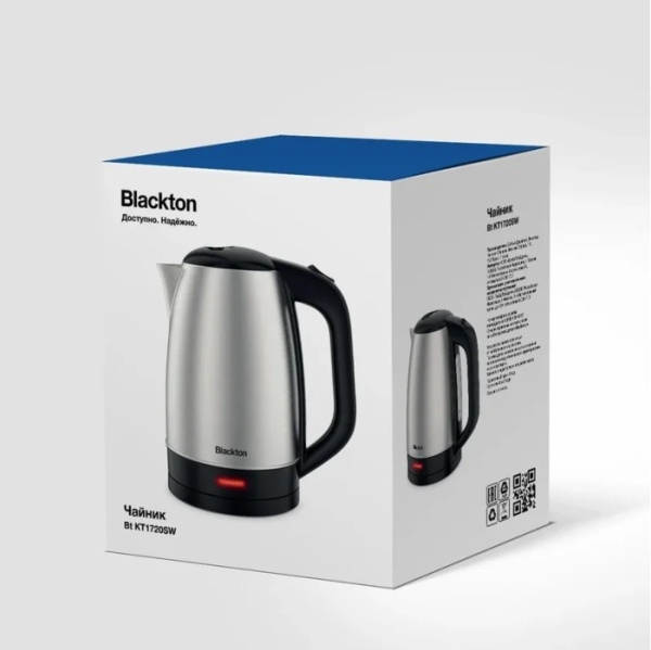 5. Чайник Blackton Bt KT1720SW Стальной-Черный
