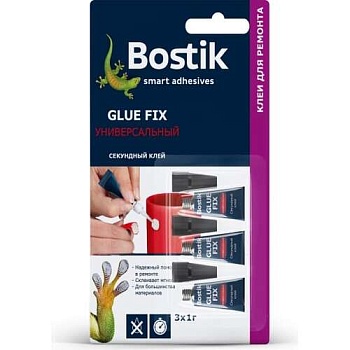Клей секундный Bostik универсальный 3г GlueFix