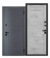 Дверь БОСТОН 7,5 см Бетон снежный царга Ferroni 86 лев.